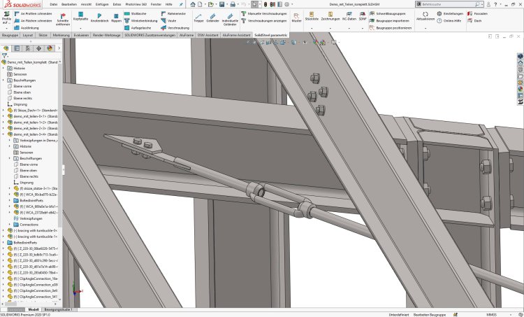 SOLIDSTEEL PARAMETRIC FOR SOLIDWORKS 2023 & 2024 X64 PREMIUM